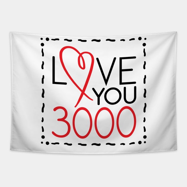 Love You 3000 Tapestry by Khotekmei