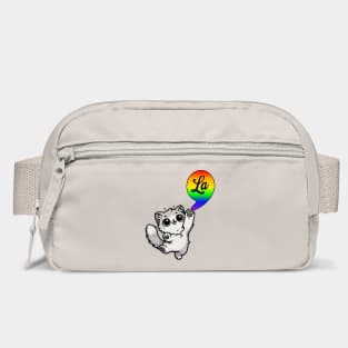 Comma-LA with cute cat Kamala Rainbow design Bag