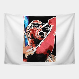 THE ROCK HOLLYWOOD BLOODLINE WWE wrestling Painting Tapestry