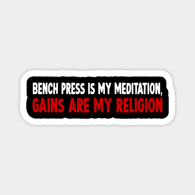 For benchpress lovers Magnet by Dope_Design