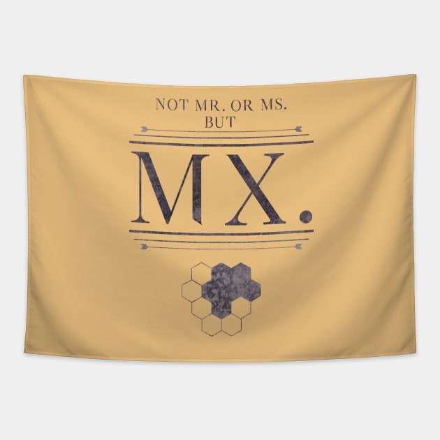 Not Mr. or Ms. But Mx. Tapestry by sleepyram