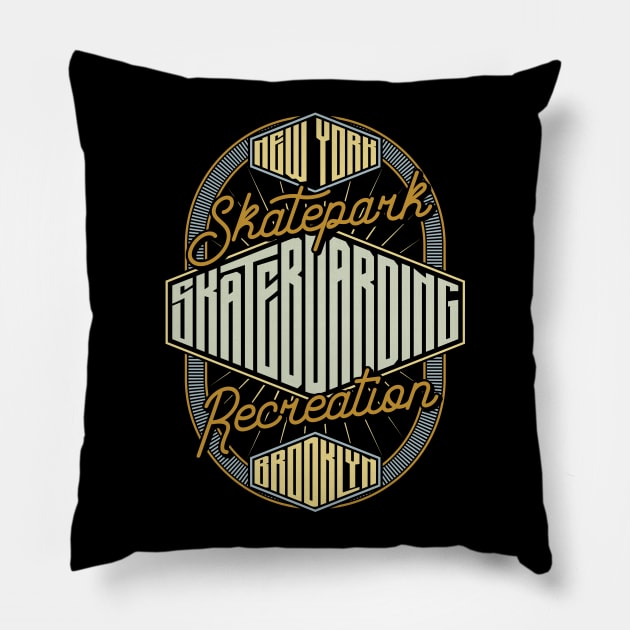 New York Skatepark Pillow by Verboten