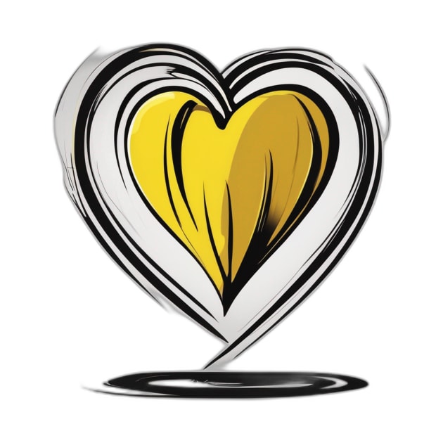 Golden Heart Love Emblem No. 695 by cornelliusy