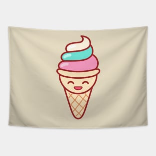 Whip Ice Cream Emoji Tapestry