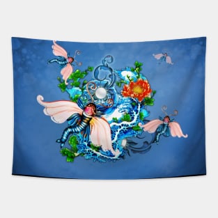 Wonderful flying fantasy animal Tapestry