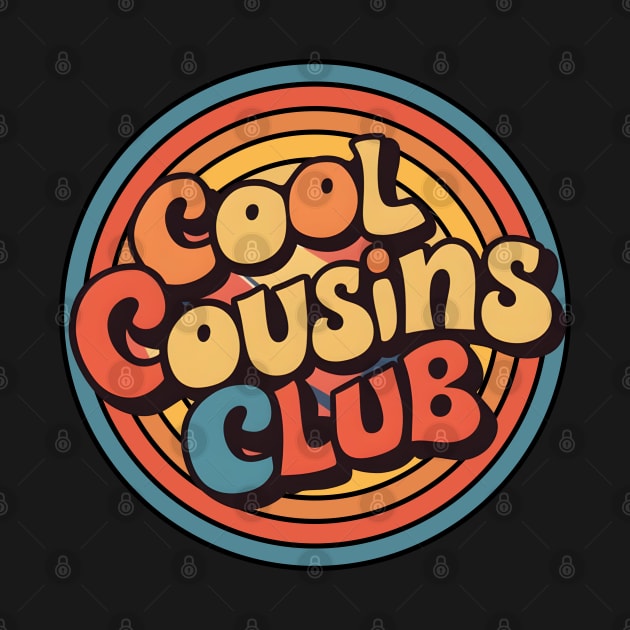 Cool Cousins Club | Colorful Circle Groovy Fonts by Senna Fashions