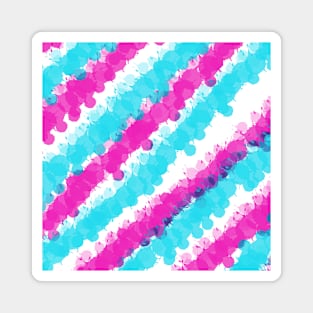 Blue & Pink Bright Splatter Magnet