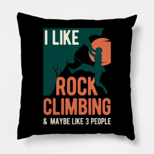 Rock Climber Pillow