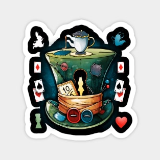 Mad Hatter Magnet