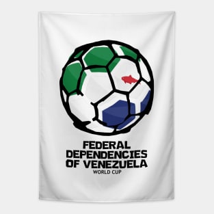 Federal Dependencies of Venezuela Football Country Flag Tapestry