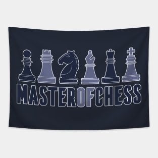 Master of Chess Game Strategy Queen King Checkmate Tapestry