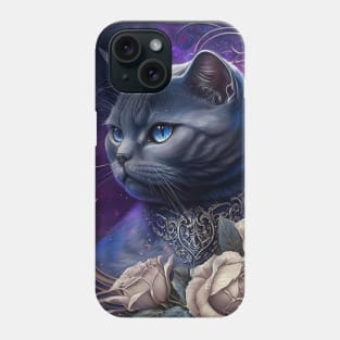 Mysterious Beauty British Shorthair Phone Case