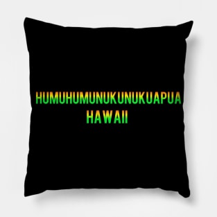 Humuhumunukunukuapua Hawaiian state fish Hawaii Pillow