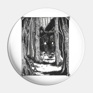 Big Bad Wolf Pin