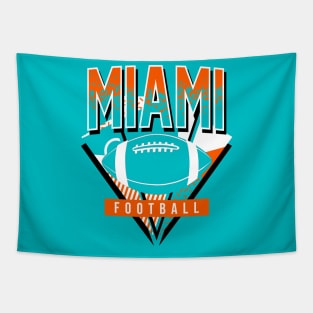 Miami Football Retro Gameday Tapestry