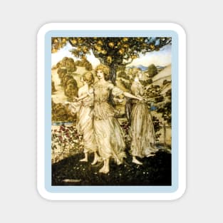 Daughters of Hesperus - Arthur Rackham Magnet