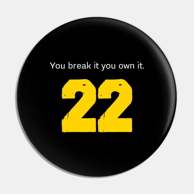 Caitlin Clark - You Break It You Own It Pin by givayte