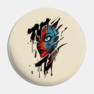 Graffiti Style Pin