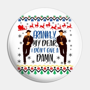 Gone With The Wind Ugly Christmas Sweater. Frankly My Dear I Don't Give a Damn. Pin