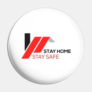 Stay home, stay safe-  Social Distancing Pin