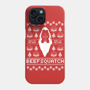 Ugly Holiday Beefsquatch Phone Case