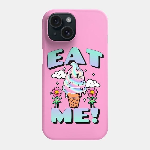 Eat Me - Psychedelic Ice-Cream Phone Case by Katje