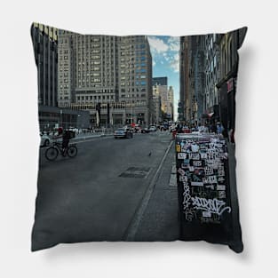 Broadway Tribeca Graffiti Tag Manhattan NYC Pillow