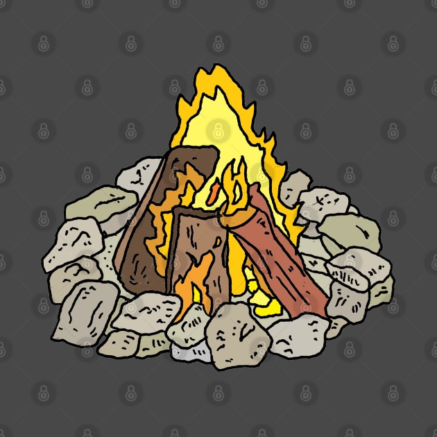 Campfire by JennyGreneIllustration