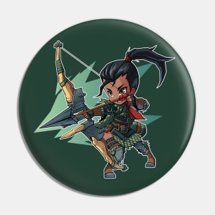 Monster Hunter World Chibi Bow Pin