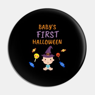 Baby's First Halloween Pregnancy Announcement Pin