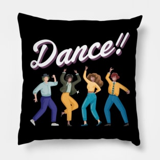 dancing people Pillow