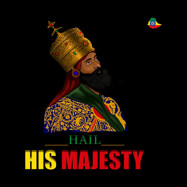 Ethiopian Emperor/King, Ethiopia Flag, Rastafarian by alzo