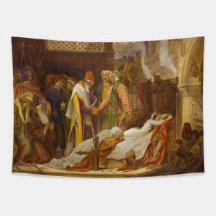 The Reconciliation of the Montagues and the Capulets by Frederic Leighton Tapestry