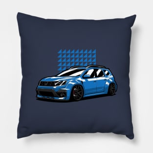 Blue Duster by Prior Design Pillow