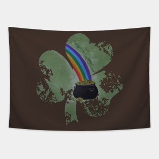 Shamrock Gold Distressed Tapestry