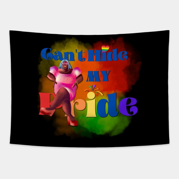 Can't hide my pride Tapestry by Orange Otter Designs