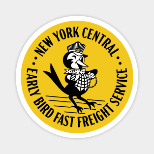 New York Central Early Bird Freight Service Magnet