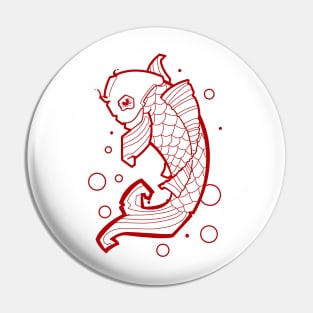 red koi fish Pin