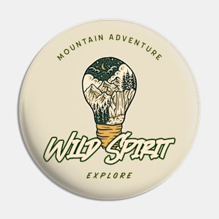 Wild Spirit Mountain Adventure Explore Pin