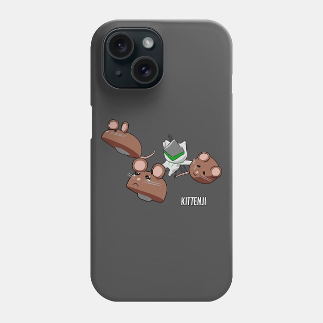 Kittenji - Katsuwatch Phone Case by dillongoo