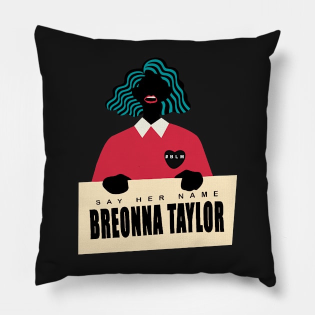 Breonna Taylor Pillow by DreamPassion