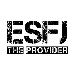 ESFJ - The Provider (black text) T-Shirt