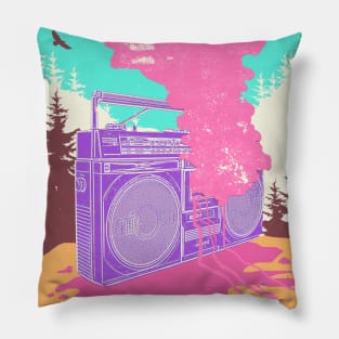 MELTED BOOMBOX Pillow