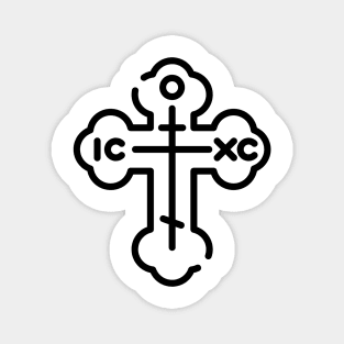 Eastern Orthodox Cross ICXC Magnet