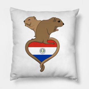 Gerbil Paraguay (light) Pillow