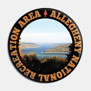 Allegheny National Recreation Area circle Pin