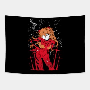 evangelion girl Tapestry