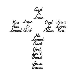 Jesus Loves You Cross T-Shirt