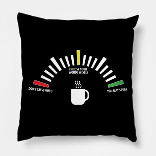 Coffee Gauge Pillow