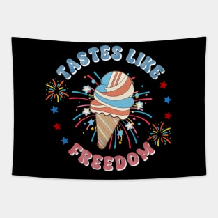 Tastes Like Freedom July 4th Tapestry